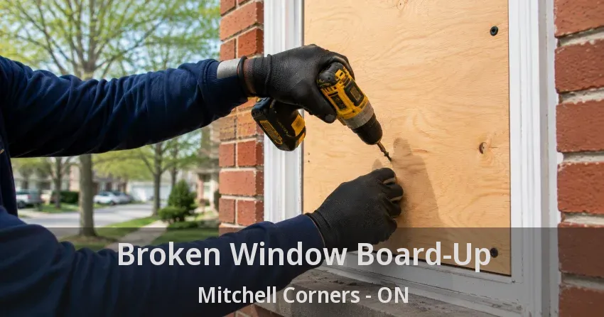 Broken Window Board-Up Mitchell Corners - ON