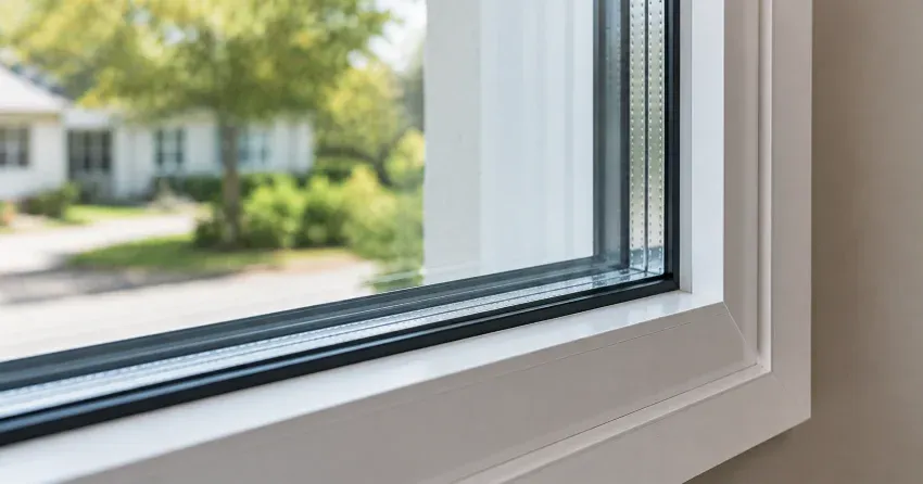 technician replacing window weatherstripping in Mitchell Corners home