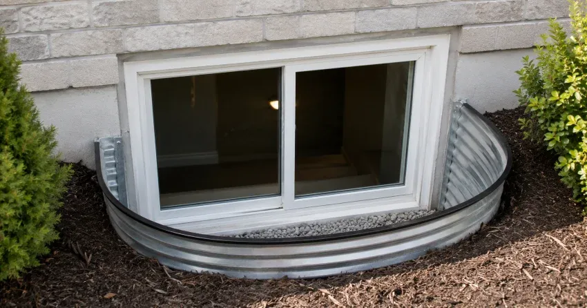 new casement kitchen window installed above sink in Mitchell Corners